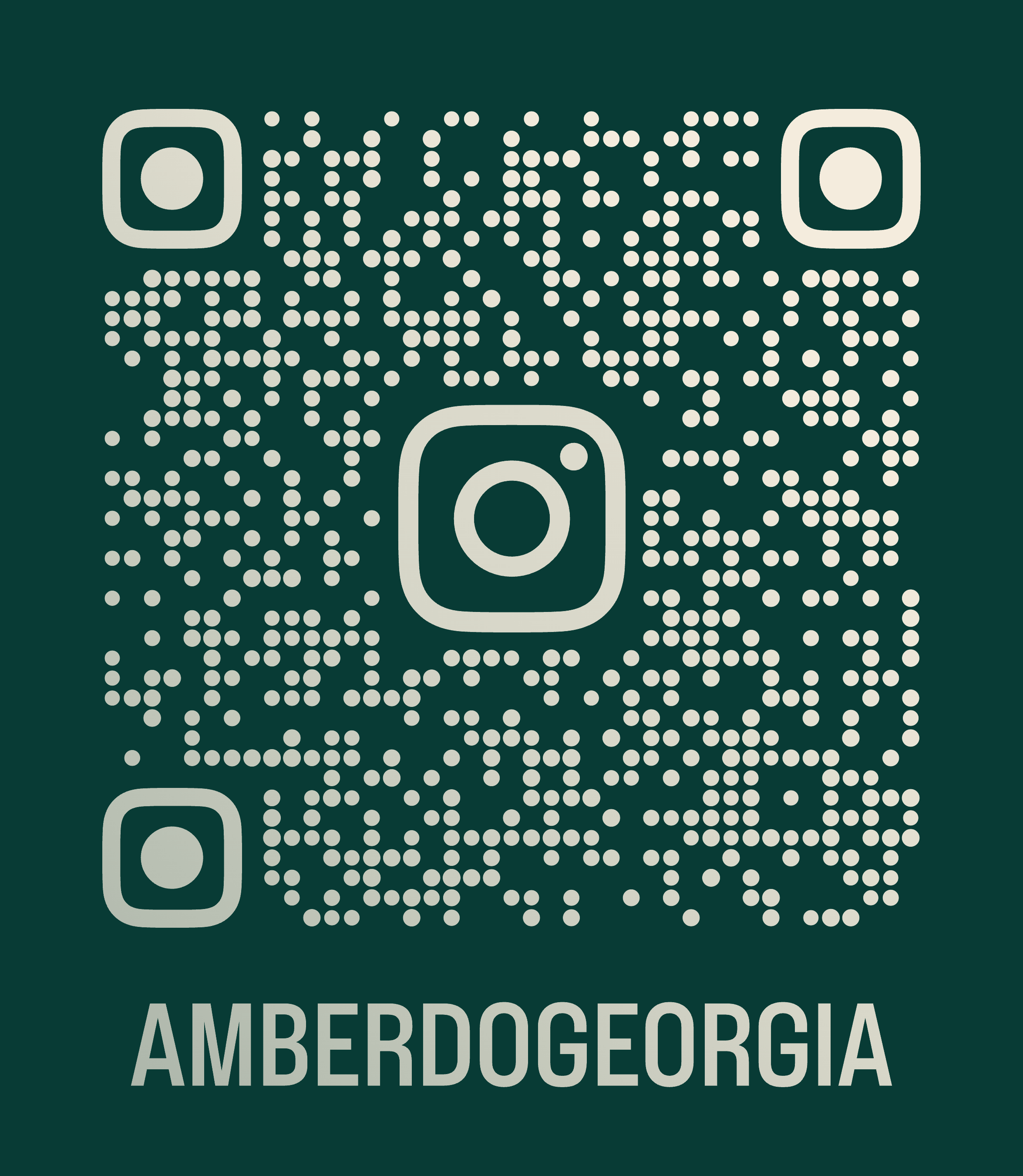 Instagram QR code for Amberdo Cafe West Georgia