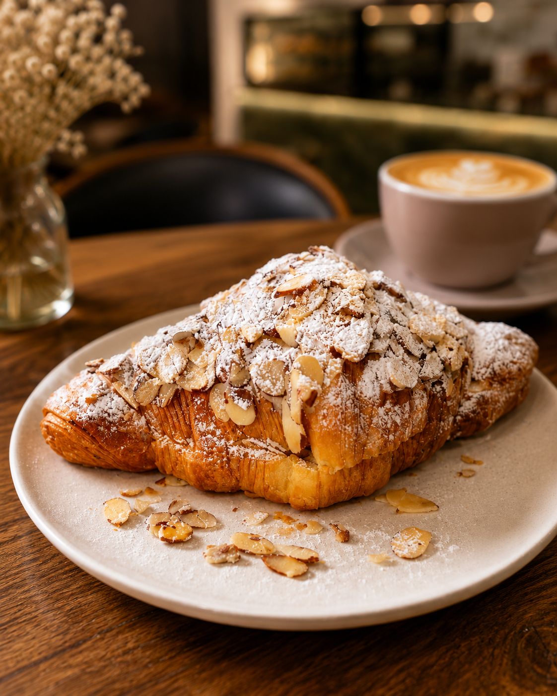 Fresh pastries on the counter